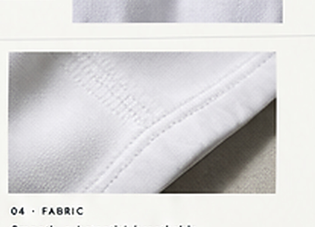 White fabric opacity