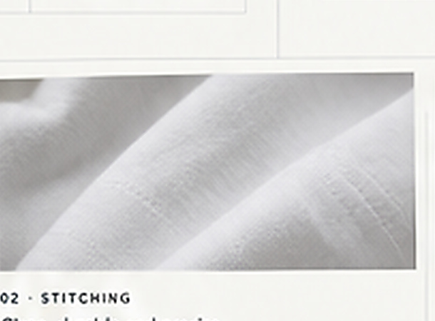 Fabric surface and shrinkage reference
